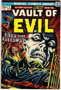 VAULT OF EVIL (1973) 4 VG-  Aug. 1973