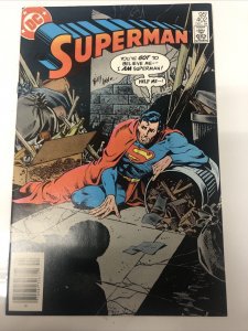 Superman (1984) # 402 (VF/NM) Canadian Price Variant • CPV • Cary Bates • DC