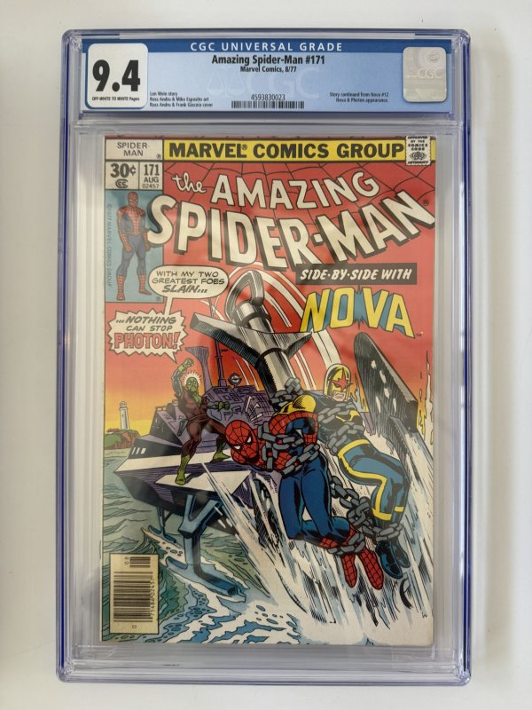Amazing Spider-Man #171  CGC 9.4 (1977)