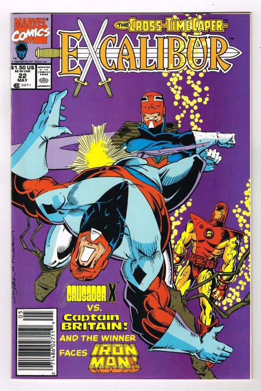 Excalibur #22 (1990)   Marvel Comics  NEWSSTAND COPY