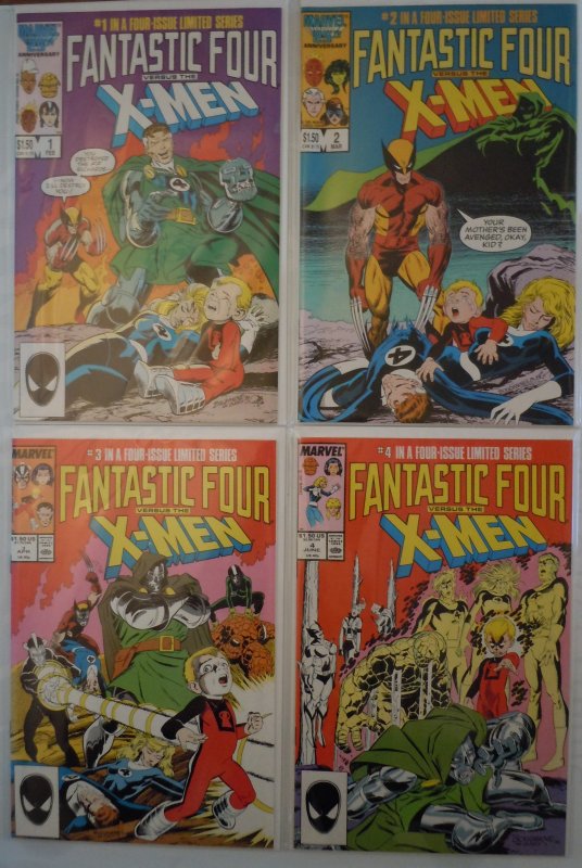 Fantastic Four vs. X-Men (1987) 4 Issue Mini-Series