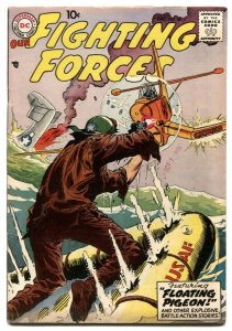 Our Fighting Forces #28 1957-Kubert lifeboat cover F/VF
