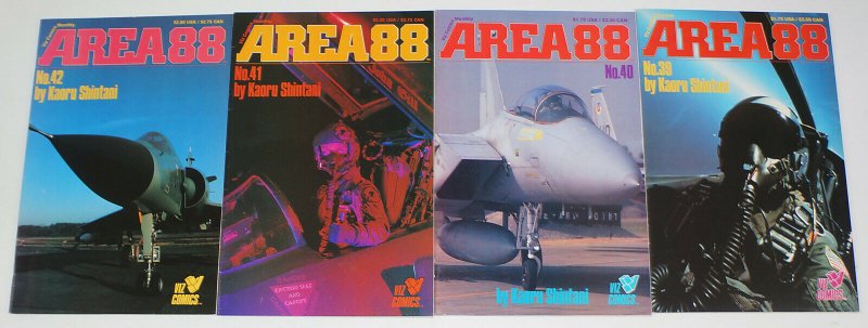 Area 88 #1-42 VF/NM complete series - mercenary jet fighter - viz manga eclipse