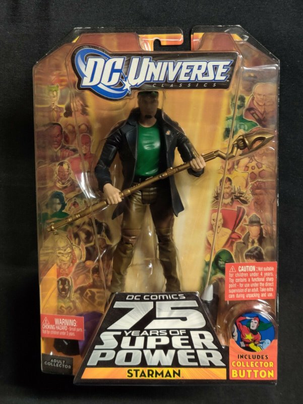 MATTEL DC UNIVERSE 75 YEARS OF SUPERPOWER- STARMAN  - WAVE 15 FIG 6  (NISB) 2010 