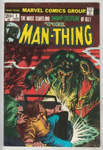 Man-Thing #4 (Apr-74) FN+ Mid-High-Grade Man-Thing