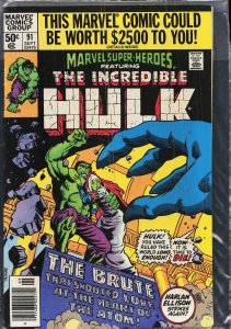 Marvel Super-Heroes #91 (1980) Hulk
