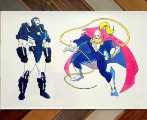 1994 Marvel ACTION HOUR #0 Comic Book w WAR MACHINE & WHIPLASH Animation Cel NM