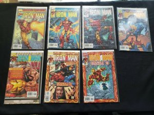 IRON MAN 7PC (VF/NM) ALMOST ISSUES #1-10, REVENGE OF THE MANDARIN 1998