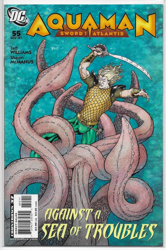 Aquaman: Sword of Atlantis (AM vol. 6, 2006) #55 VF McManus, Maguire cover