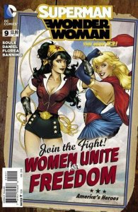 SUPERMAN WONDER WOMAN #9 BOMBSHELLS VARIANT DC NM.