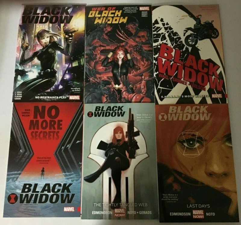 Black Widow SC TPB Lot 6 Diff 8.0 VF