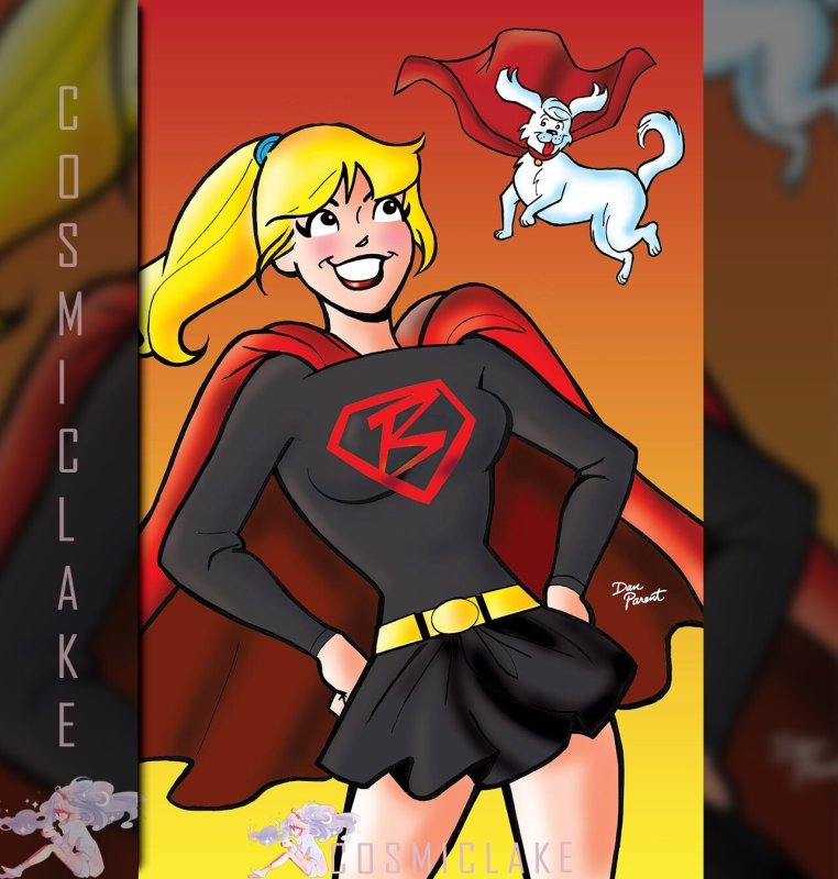 BETTY & VERONICA PIN UP SPECIAL#1 SUPERGIRL BETTY VARIANT PRESALE 4/4 ☪
