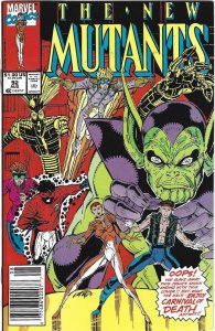The New Mutants #92 Newsstand Edition (1990)