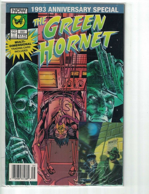 Green Hornet 1993 Anniversary Special VF/NM newsstand in bag w/3-D card - Now