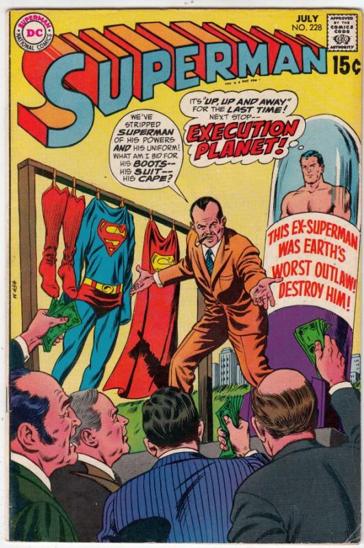 Superman #228 (Jul-70) FN/VF Mid-High-Grade Superman, Jimmy Olsen,Lois Lane, ...