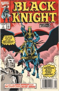 Black Knight #1, 2, 3, 4 (1990) COMPLETE SET!