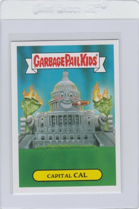 Garbage Pail Kids Capital Cal 13a GPK 2016 American As Apple Pie In Your Face