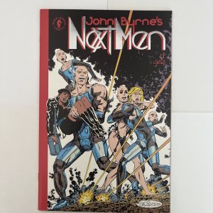 John Byrne's Next Men #1 (Dark Horse Comics 1993) with certificate of stock.