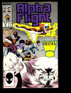 12 Alpha Flight Marvel Comics # 3 4 5 7 23 41 48 49 50 51 62 64 EK4 