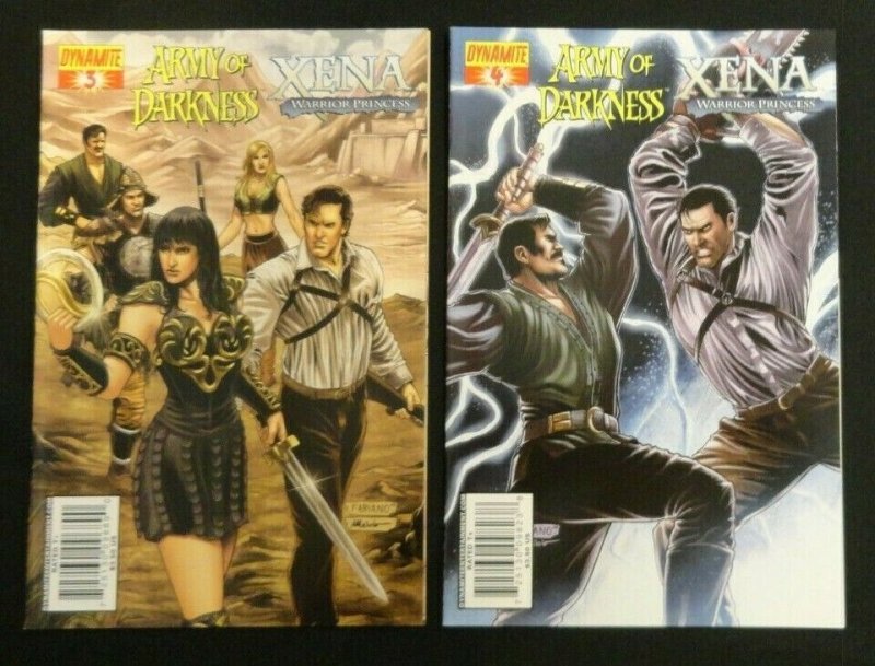 Xena Warrior Princess Army Of Dakrness #1-4 Lot of 4 NM 1 2 3 4