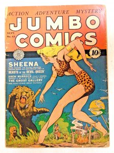 Jumbo Comics (Fiction House) #43g Eisner! Sheena! Scarce