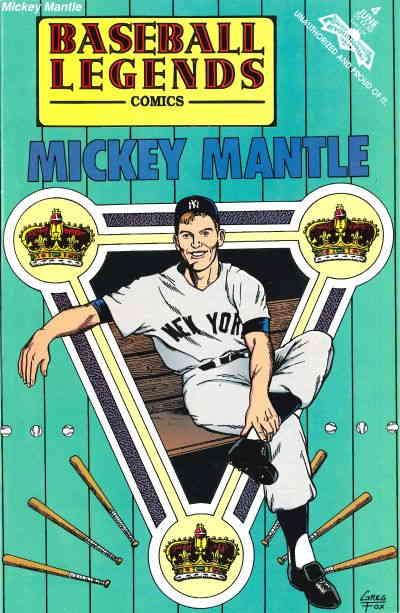 Baseball Legends #4 VF ; Revolutionary | Mickey Mantle