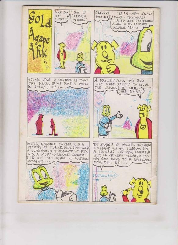 Three Fisted Tails #1 FN- (1st) print - underground comix - anthropomorphics