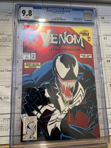 Venom Lethal Protector 1 CGC 9.8 White Pages Red Foil Cover 1st 1993 Solo Series