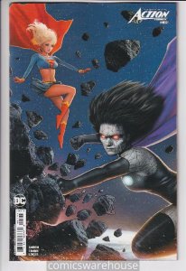 ACTION COMICS (1938 DC) #1061 VARIANT 1:25 CVR F NATHAN SZERDY CARD STOC R21163