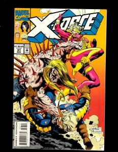 Lot of 12 Comic Books X-Men #23, X-Force #24 25 26 27 36 37 38 40 46 47 48 JF20 