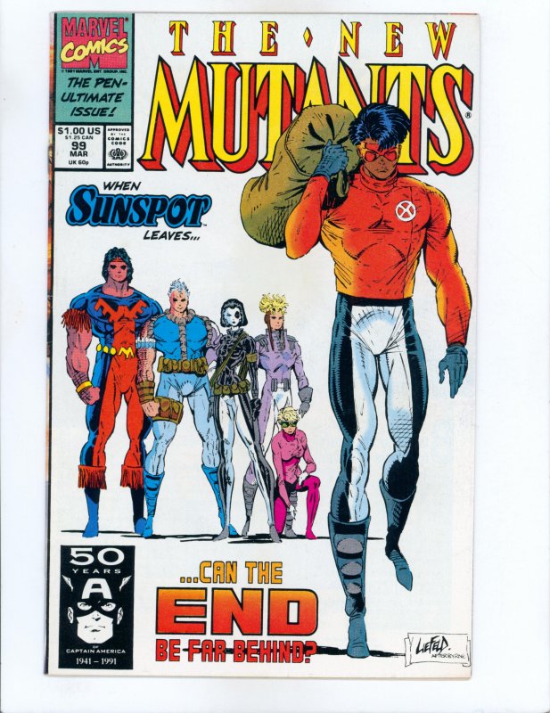 The New Mutants 99  1st appearance of Shatterstar 1st appearance of Feral