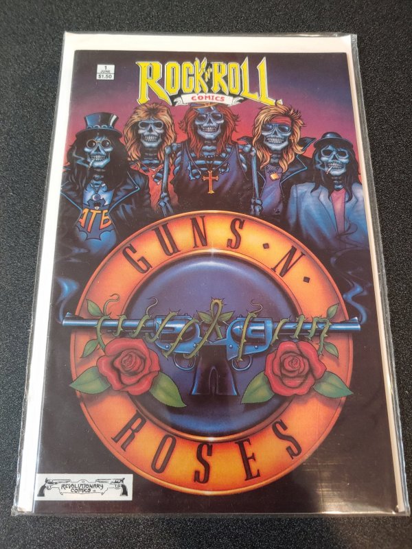 Rock N Roll Comics #1 Guns N Roses 1989 NM HARD TIN FIND