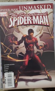 SENSATIONAL SPIDER-MAN   # 31 2006  Marvel disney   unmasked iron spider