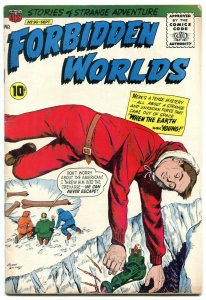 Forbidden Worlds #90 1960- Atomic Explosion panel- ACG Silver Age FN
