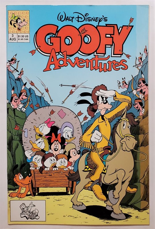 Goofy Adventures #3 (Aug 1990, Disney) 8.0 VF