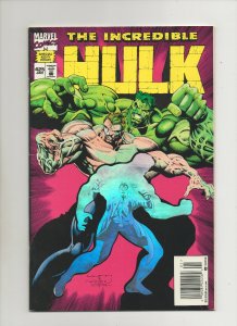 Incredible Hulk #425 - Silver Foil Transformation Cover - (Grade 9.2) 1995