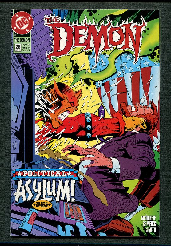 Demon #26 ( 9.6 NM+ ) Val Semeiks Cover / August 1992