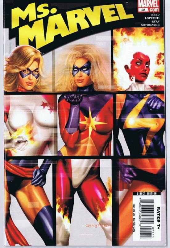 Ms Marvel #22 ORIGINAL Vintage 2008 Marvel Comics