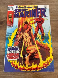 Prince Namor The Sub-Mariner # 14 FN- Marvel Comic Book Atlantis 18 J366