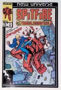 Spitfire and the Troubleshooters #5 (Feb 1987, Marvel) 7.0 FN/VF