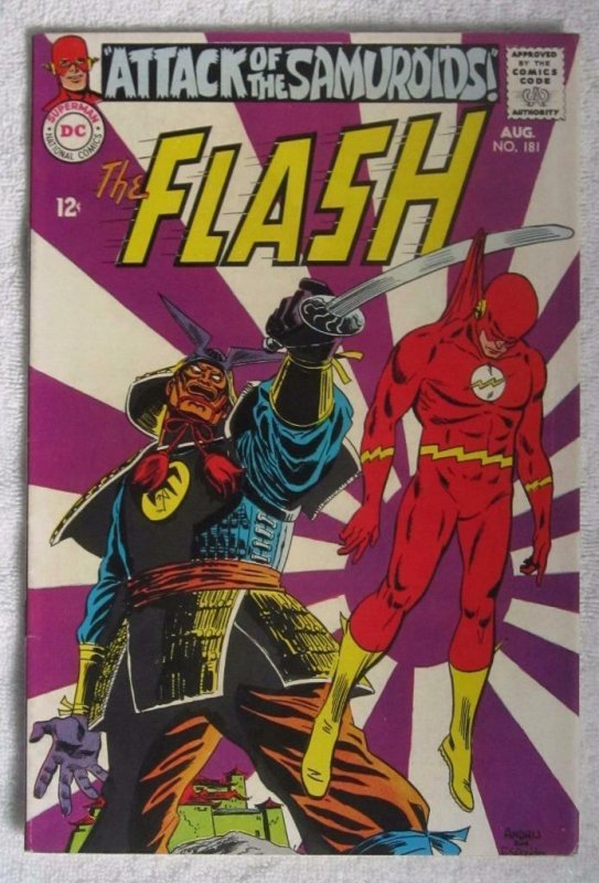 The Flash #181 (Aug 1968, DC) VF- 7.5 