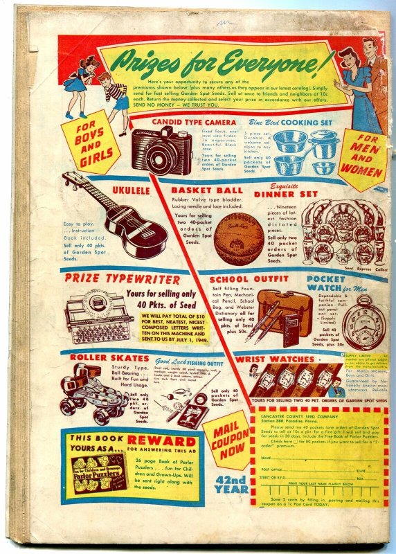 Justice Traps The Guilty #9 1949-Prize-Simon& Kirby-pre-code crime-g/vg