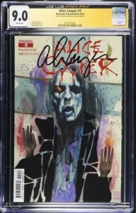 Alice Cooper #2 2014 Dynamite Entertainment CGC 9.0 JSA Signed