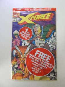 X-Force #1 (1991) w/ Deadpool card polybagged sealed