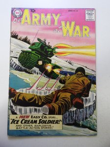 Our Army at War #85 (1959) FN Condition overspray