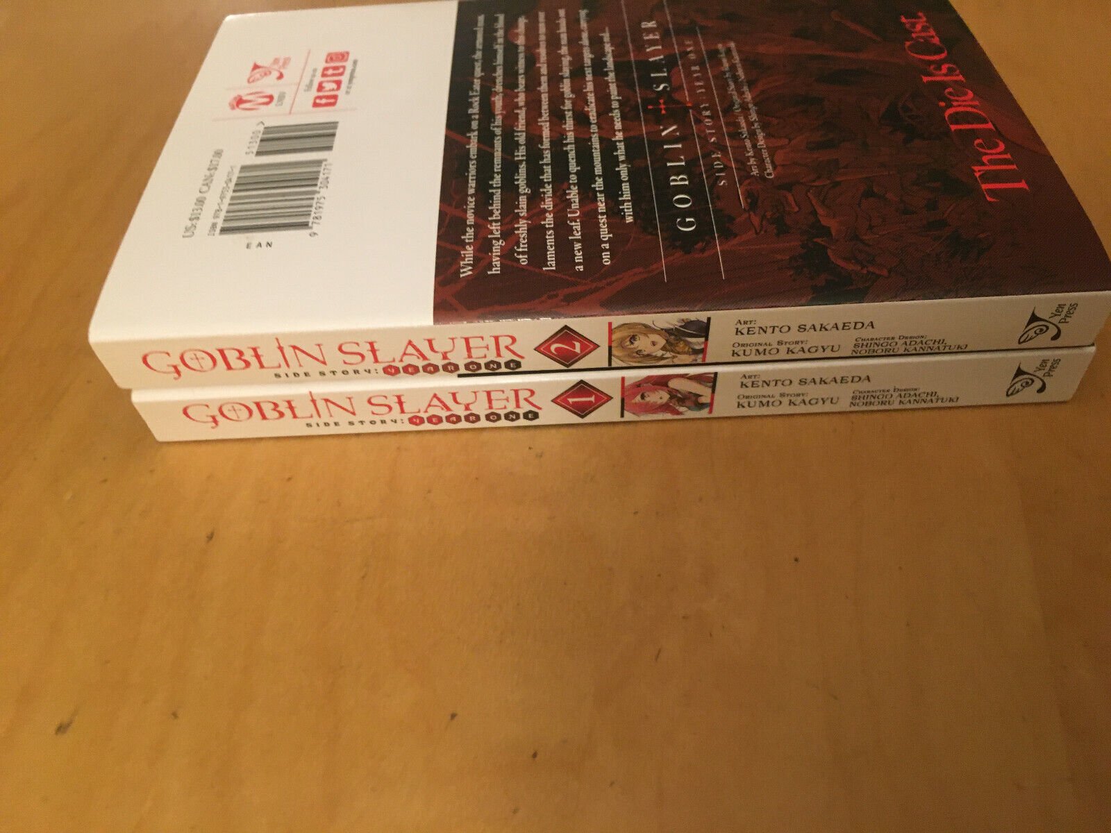 Goblin Slayer VOL 1 & 2, NM (9.4 - 9.6) Manga Side Story Year One