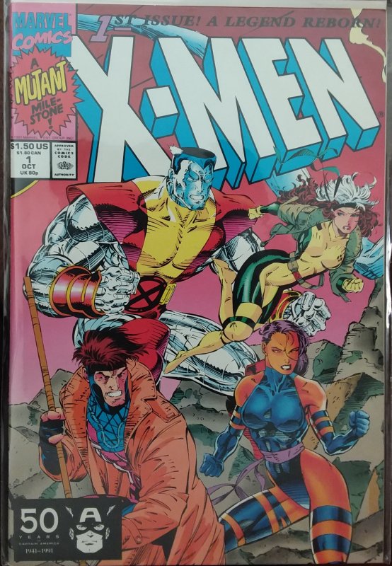 X-Men #1-12 (1991) with all 3 variant #1 covers