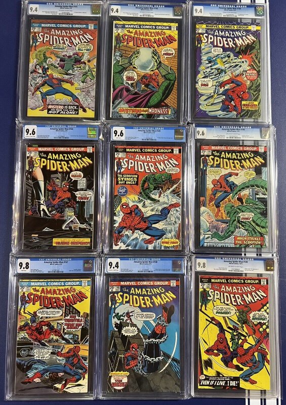 Amazing Fantasy 15 Spider-man 1-900 COMPLETE SET 85% ARE CGC 9.8 149 UP ALL 9.8 