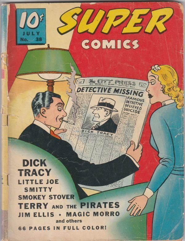 Super Comics #38 (Jul-41) FR/GD Low-Grade Dick Tracy