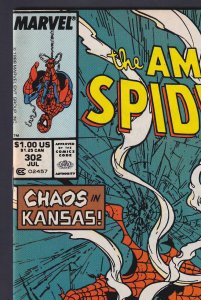 Amazing Spider-man #302 McFarlene VF 8.0 Marvel Comic - Jul 1988 Todd McFarlene